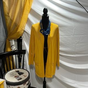 Anne Klein Mustard Yellow Sweater, Size 2X